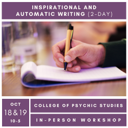 Inspirational and Automatic Writing - Intensive Workshop